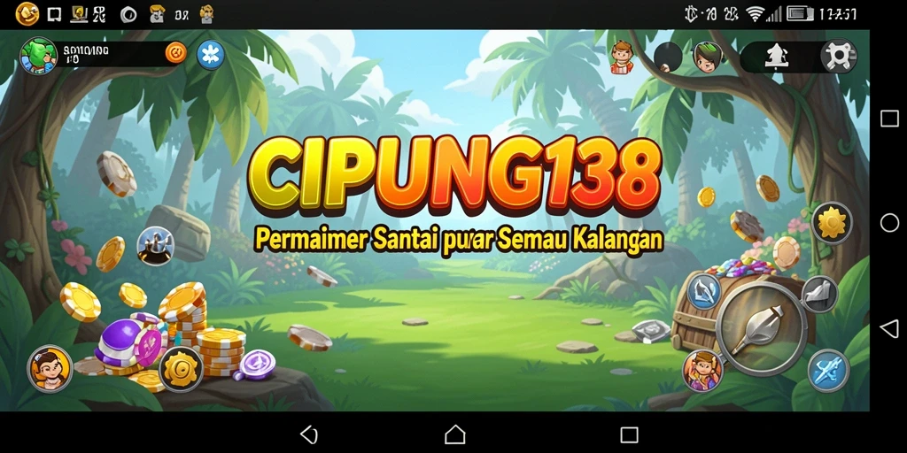 Tampilan gameplay yang menarik dan menghibur di CIPUNG138.