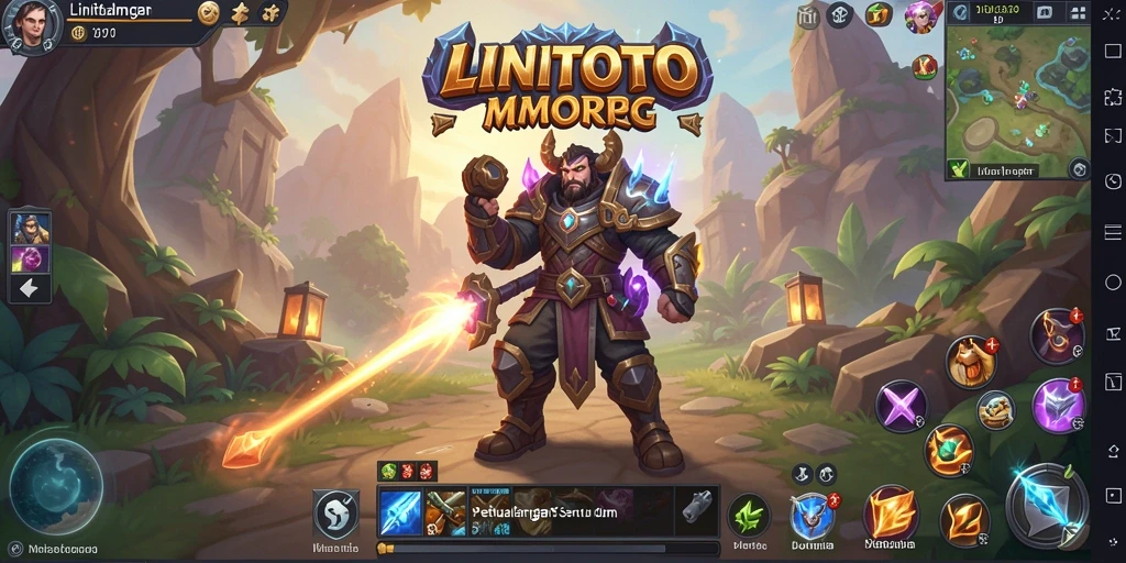 Tampilan gameplay seru di dunia fantasi LINITOTO.