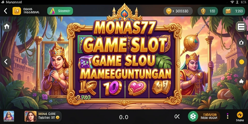 Screenshot gameplay MONAS77 yang menampilkan keseruan bermain Slot.