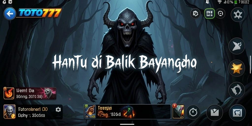 Tampilan gameplay mendebarkan dari TOTO777 di dunia Horror.