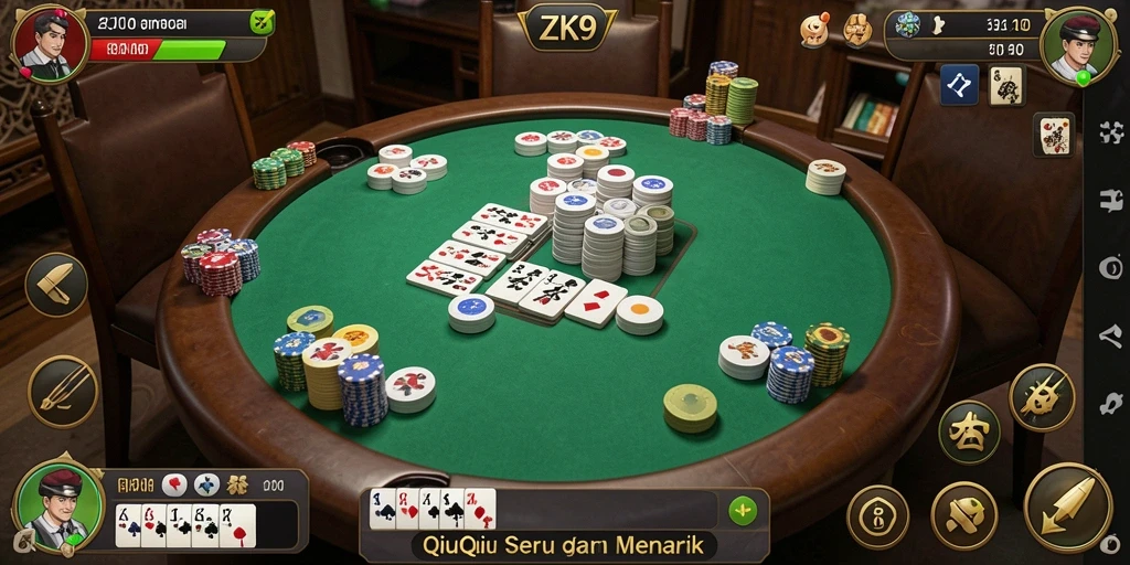 Screenshot gameplay QiuQiu yang menegangkan dan seru.